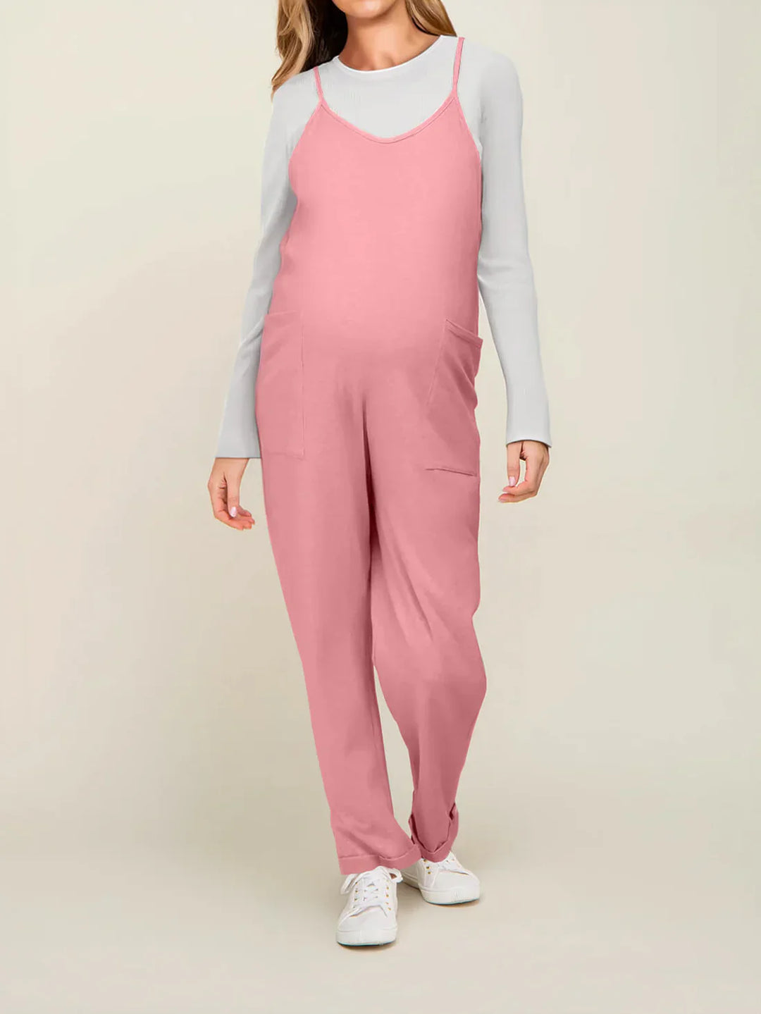 Doleda Maternity Jumpsuit – Comfortable Stretch Pregnancy One-Piece