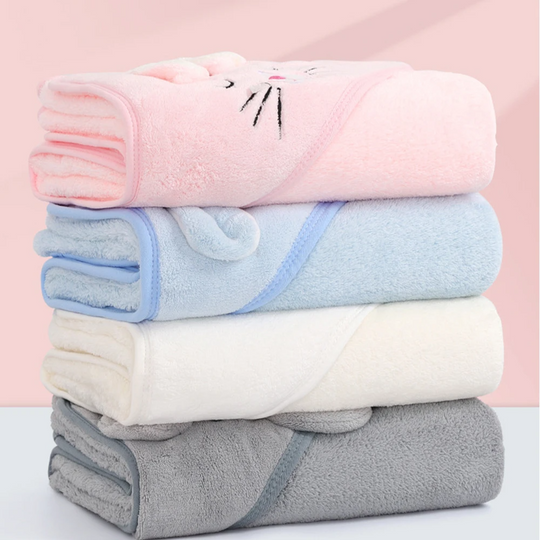 Milo & Moon – Soft Hooded Baby Bath Towel