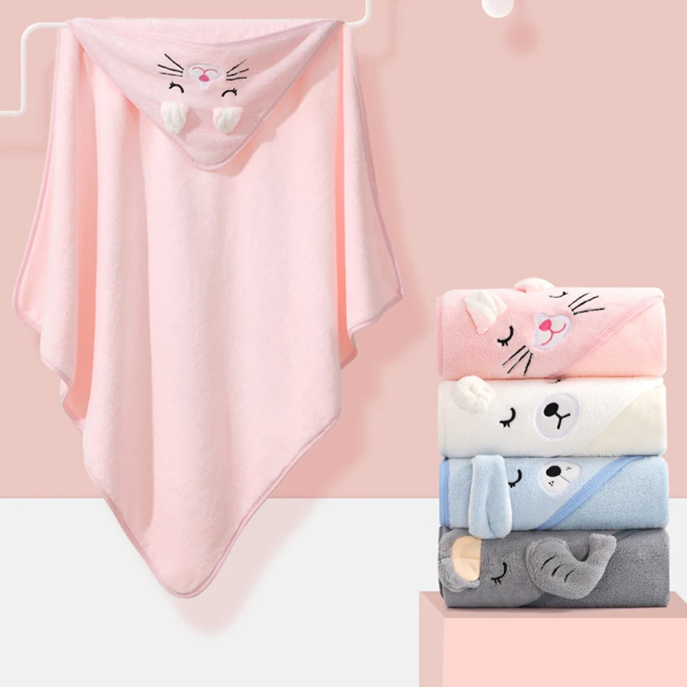 Milo & Moon – Soft Hooded Baby Bath Towel
