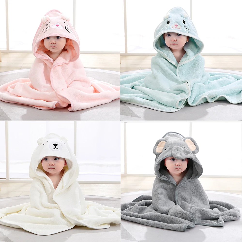 Milo & Moon – Soft Hooded Baby Bath Towel