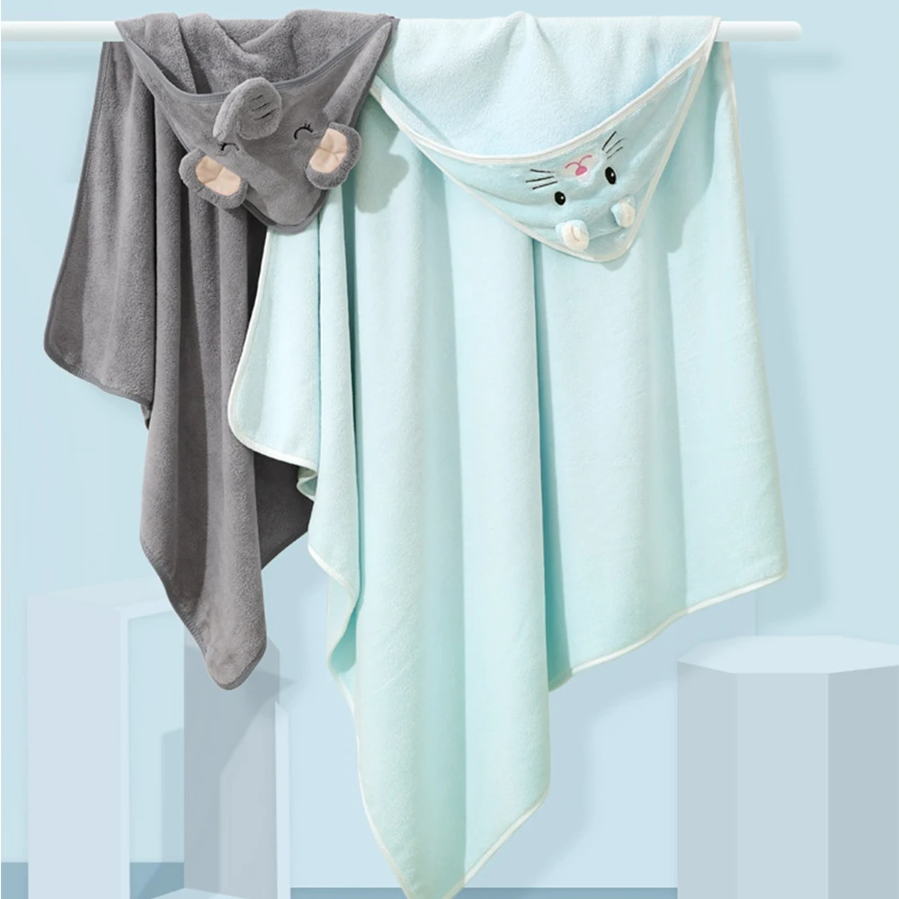 Milo & Moon – Soft Hooded Baby Bath Towel