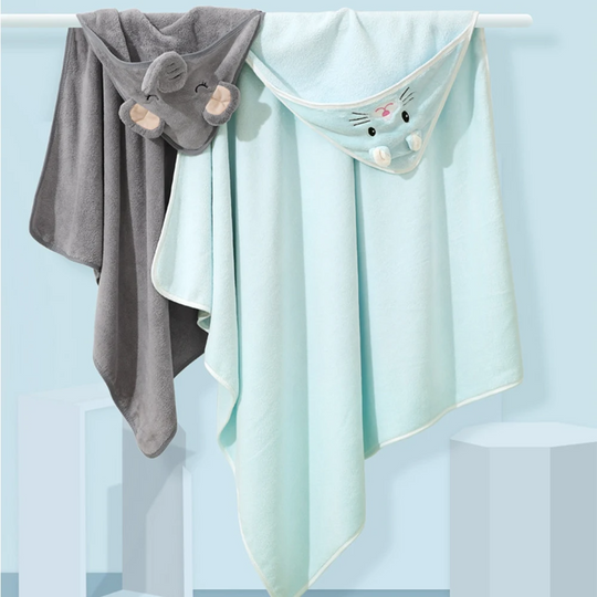 Milo & Moon – Soft Hooded Baby Bath Towel