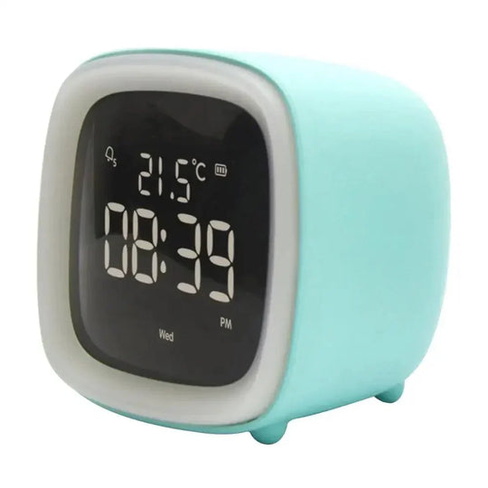 BunnyLight Cartoon LED Alarm Clock Night Light – Kids Bedside Lamp