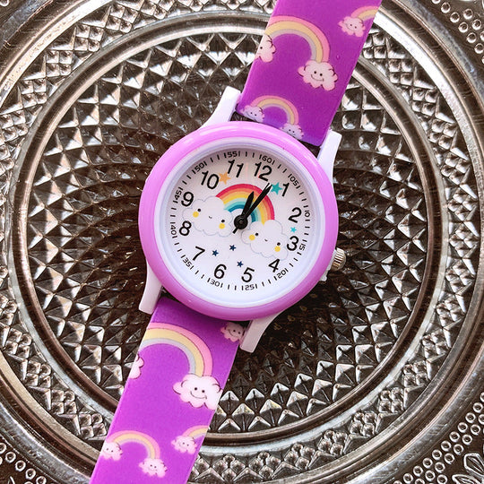 Rainbow Kids Watch – Colourful Fun Analogue Watch for Boys & Girls