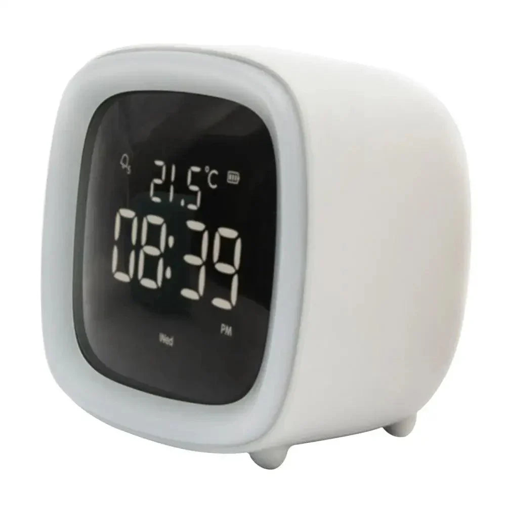 BunnyLight Cartoon LED Alarm Clock Night Light – Kids Bedside Lamp