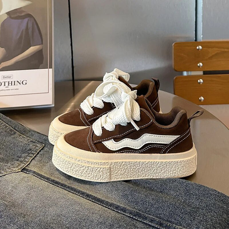 Milo & Moon Platform Sneakers – Children’s Casual Shoes