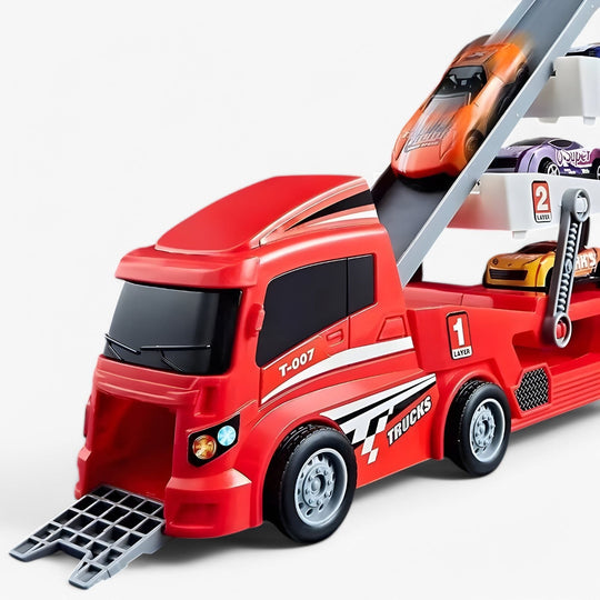 LoadRacer Toy Truck – Car Transporter Toy for Kids & Toddlers