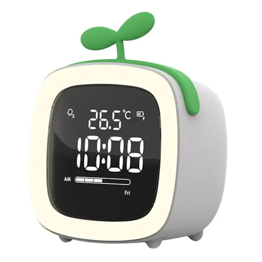 BunnyLight Cartoon LED Alarm Clock Night Light – Kids Bedside Lamp