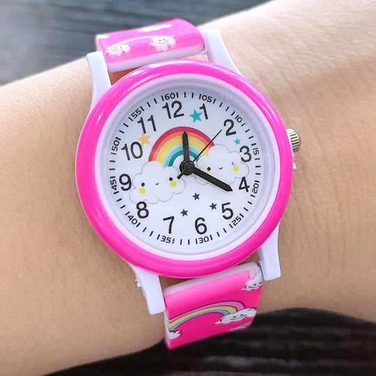 Rainbow Kids Watch – Colourful Fun Analogue Watch for Boys & Girls