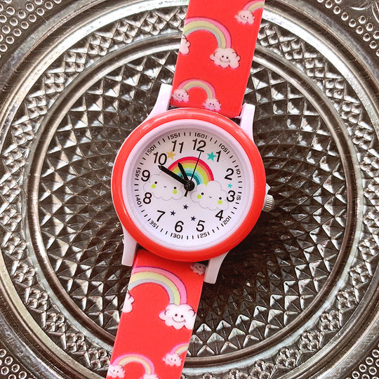 Rainbow Kids Watch – Colourful Fun Analogue Watch for Boys & Girls