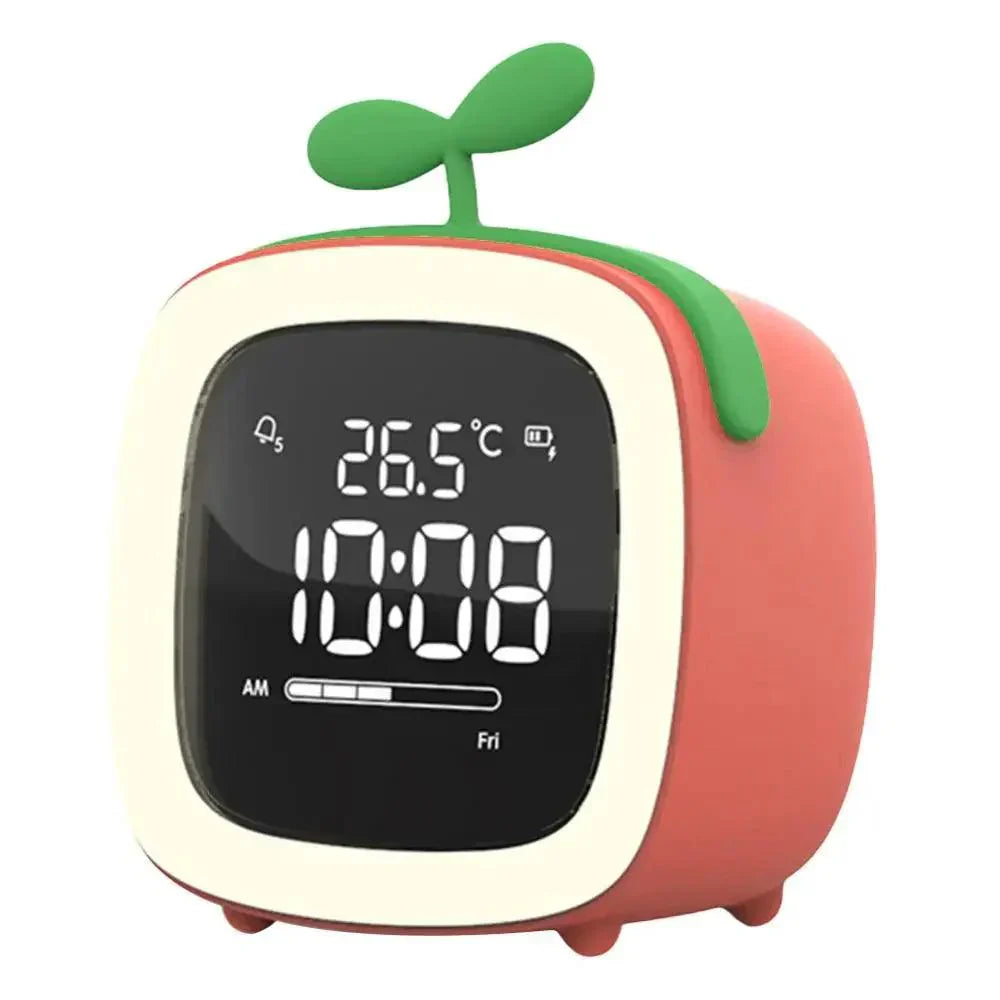 BunnyLight Cartoon LED Alarm Clock Night Light – Kids Bedside Lamp