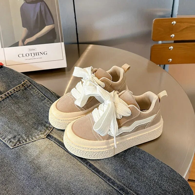 Milo & Moon Platform Sneakers – Children’s Casual Shoes