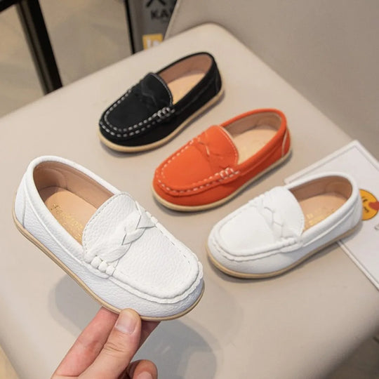 StepLoaf Leather Loafers – Kids Slip-On Dress Shoes & Kids Shoes