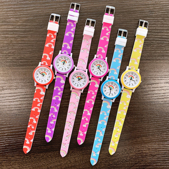 Rainbow Kids Watch – Colourful Fun Analogue Watch for Boys & Girls