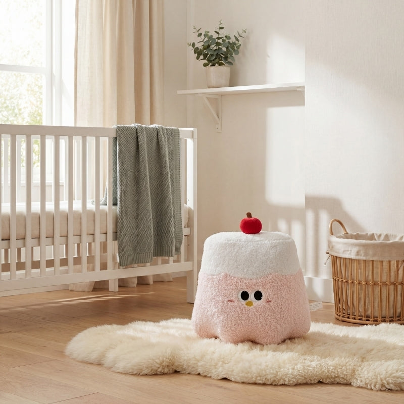Adrian Cherry Pudding Plush Toy – Soft Food Plush Toy for Kids