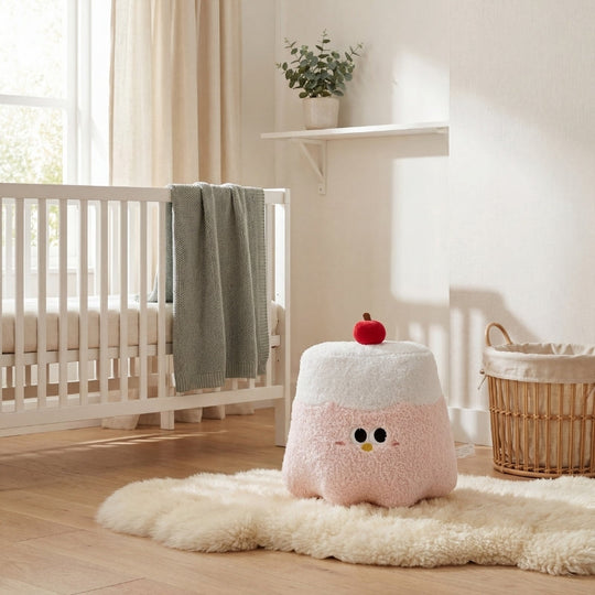 Adrian Cherry Pudding Plush Toy – Soft Food Plush Toy for Kids