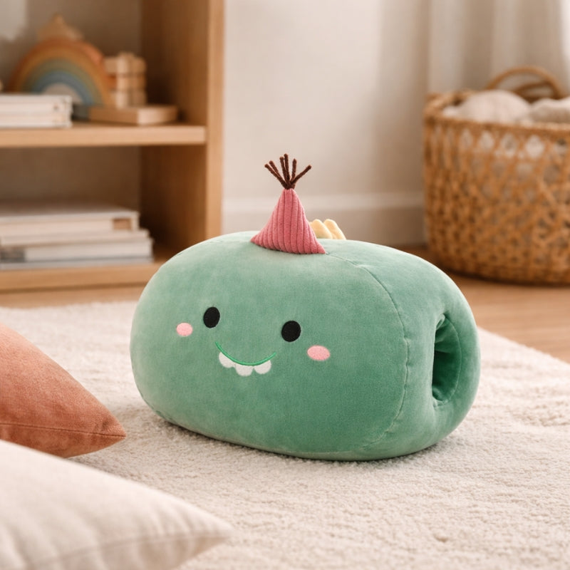 Aino Dinosaur Hand Warmer Plush Toy – Soft Kids Toy for Warm Comfort