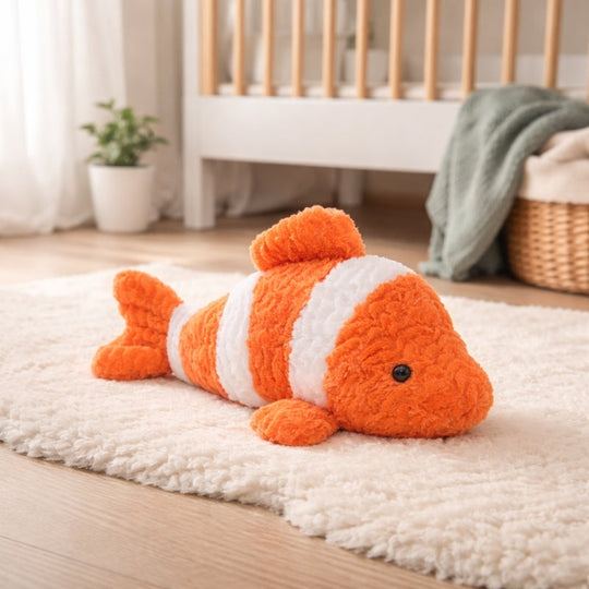 Amea Cute Nemo Plush Toy – Soft Stuffed Fish for Babies & Toddlers