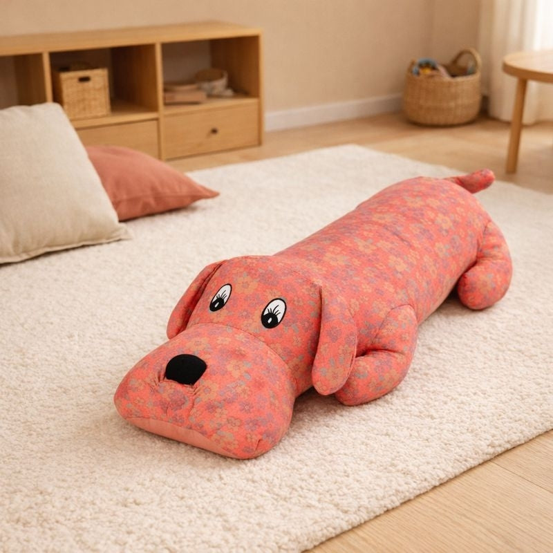 Auriya Floral Dog Plush Toy – Soft Stuffed Animal for Kids