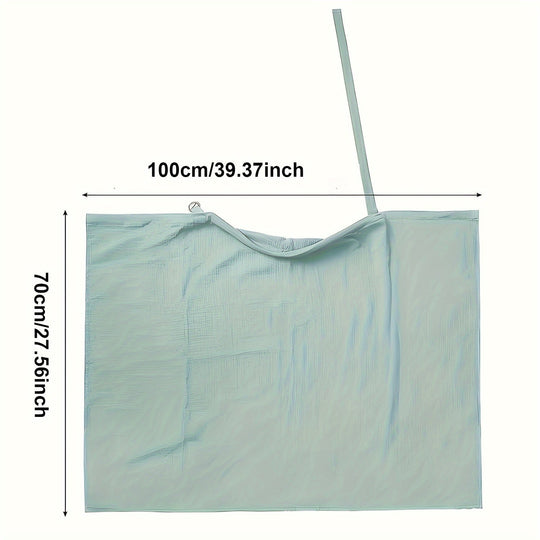 NurtureCover Breathable Cotton Breastfeeding Cover – Lightweight Nursing Shawl