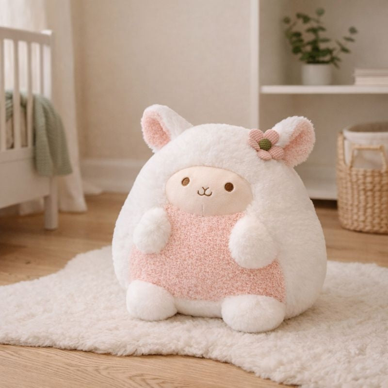 Bojan Smiling Lamb Plush Toy – Soft Stuffed Animal for Kids
