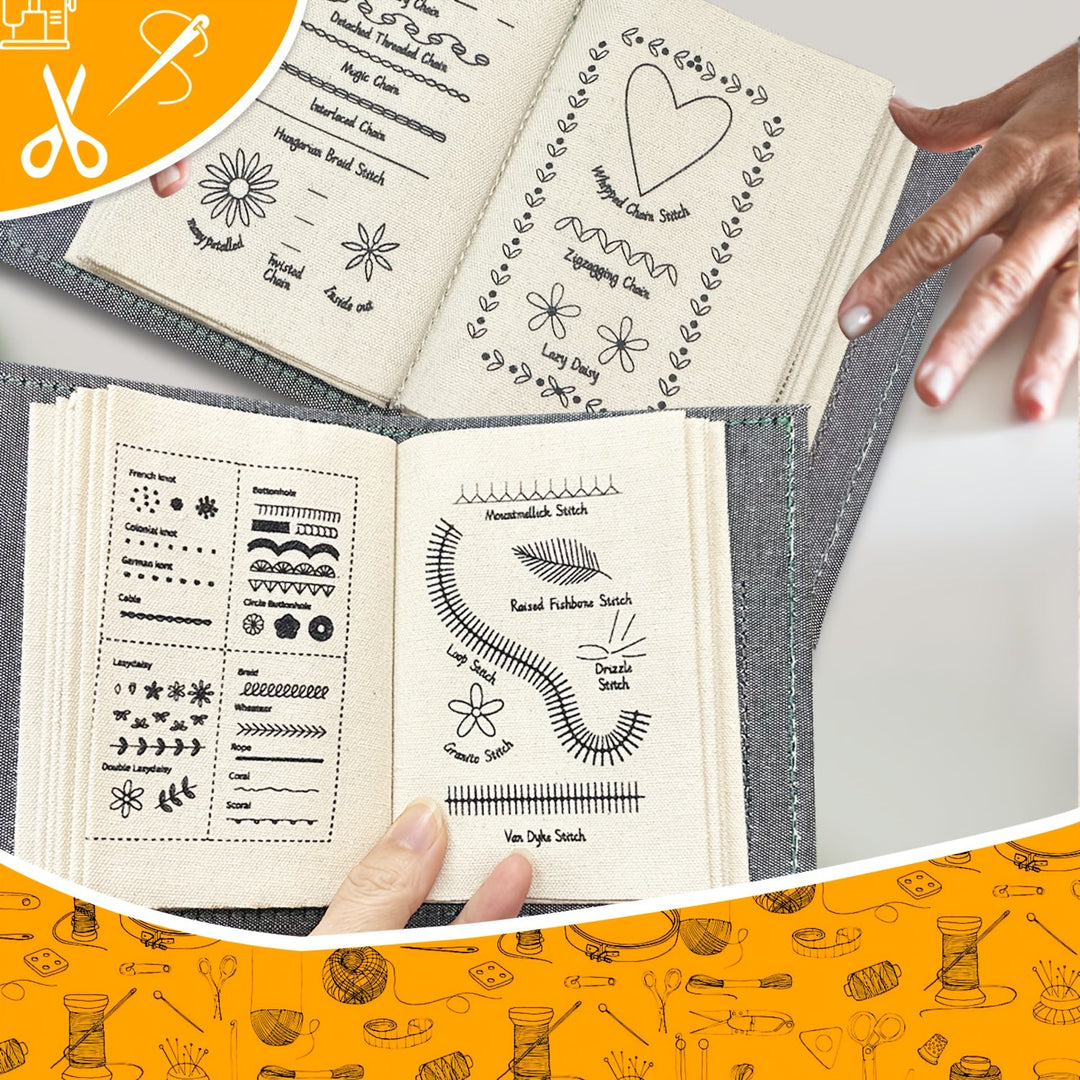 StitchBook Embroidery Kit – DIY Sewing Set for Beginners