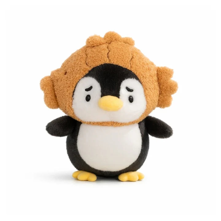 Felix Red Flower Penguin Plush Toy – Soft Stuffed Toy for Kids & Toddlers