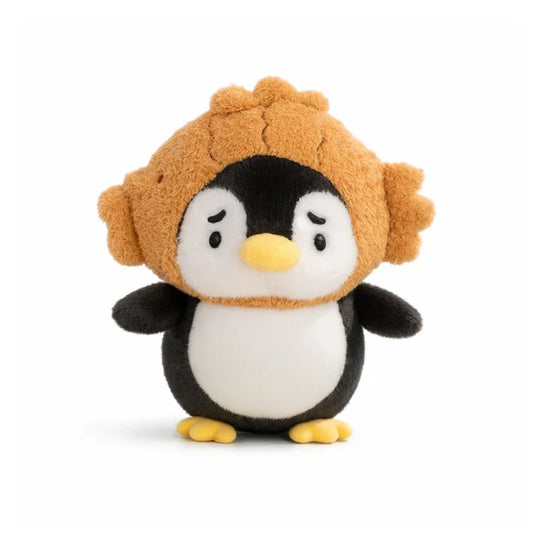 Felix Red Flower Penguin Plush Toy – Soft Stuffed Toy for Kids & Toddlers