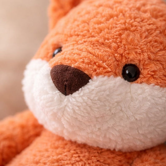 Célia Sitting Orange Fox Plush Toy — Kids Toy