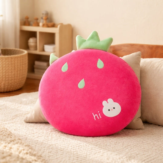 Cirella Fruit Cushion Plush Toy – Soft Stuffed Cushion for Babies & Toddlers