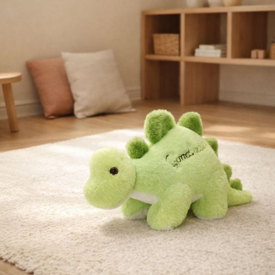 Dalia Fluffy Stegosaurus Plush Toy – Soft Stuffed Dinosaur for Babies & Toddlers
