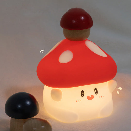 MagicHat Mushroom Night Light – Soft Silicone Lamp for Kids & Toddlers