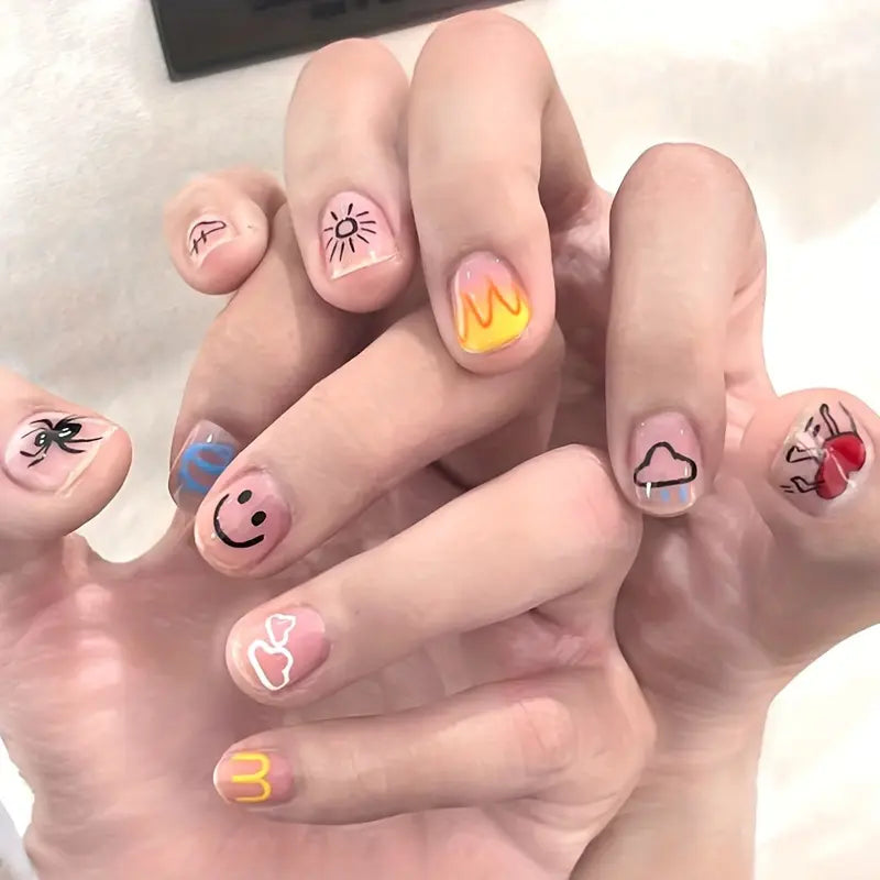 MagicMilo Kids Nail Art Pens – Washable Nail Design Kit for Kids Toy