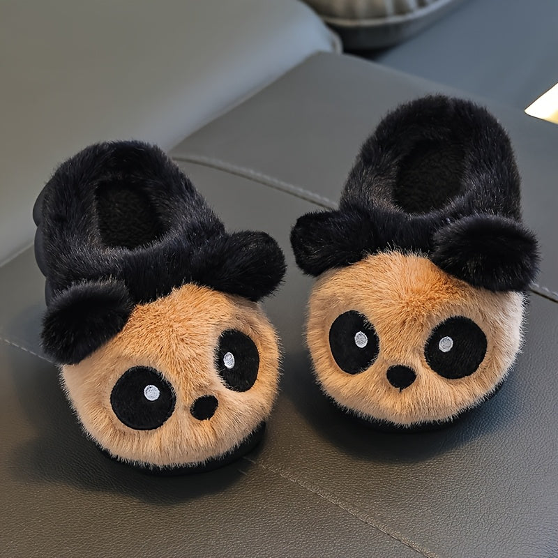 PandaSteps Kids Slippers – Warm Plush Winter Slippers for Toddlers