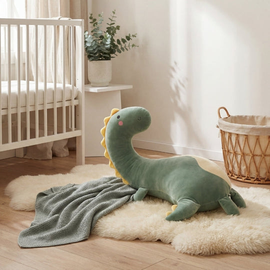 Eduardo Long Neck Dinosaur Plush Toy – Soft Stuffed Animal for Kids