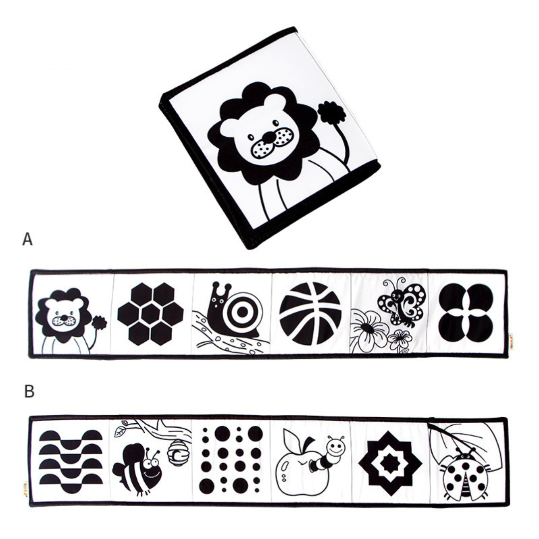 ContrastBook – Montessori High Contrast Baby Book
