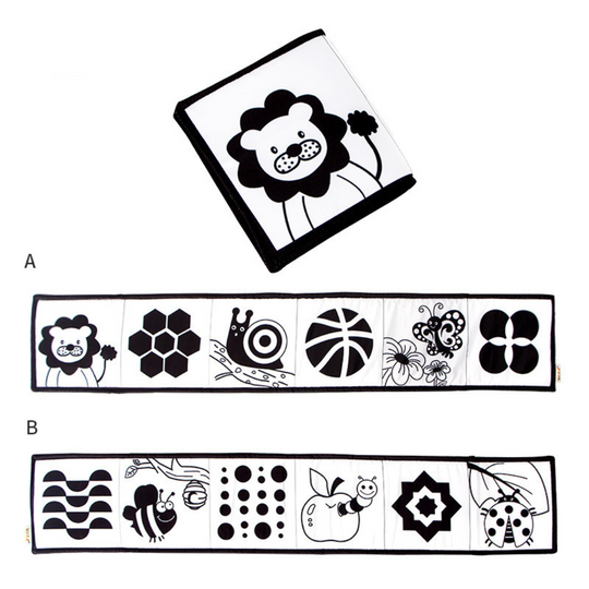 ContrastBook – Montessori High Contrast Baby Book