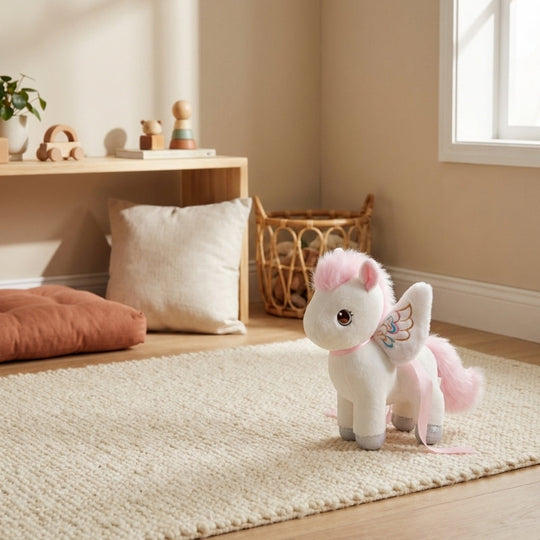 Fenoria Dreamy Pegasus Plush Toy – Soft Stuffed Pegasus for Babies & Toddlers