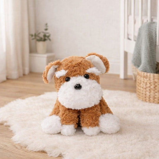 Francesco Mini Schnauzer Plush Toy – Soft Stuffed Animal for Kids