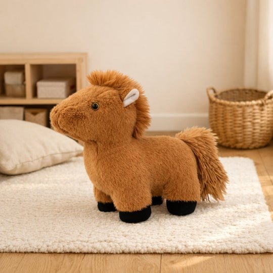 Galina Cute Horse Plush Toy – Soft Stuffed Horse for Babies & Toddlers