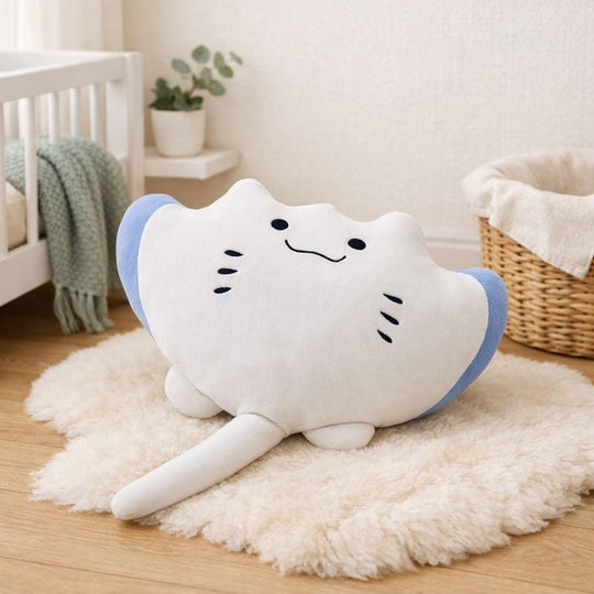 Gia Smiling Manta Plush Toy – Soft Stuffed Animal for Kids