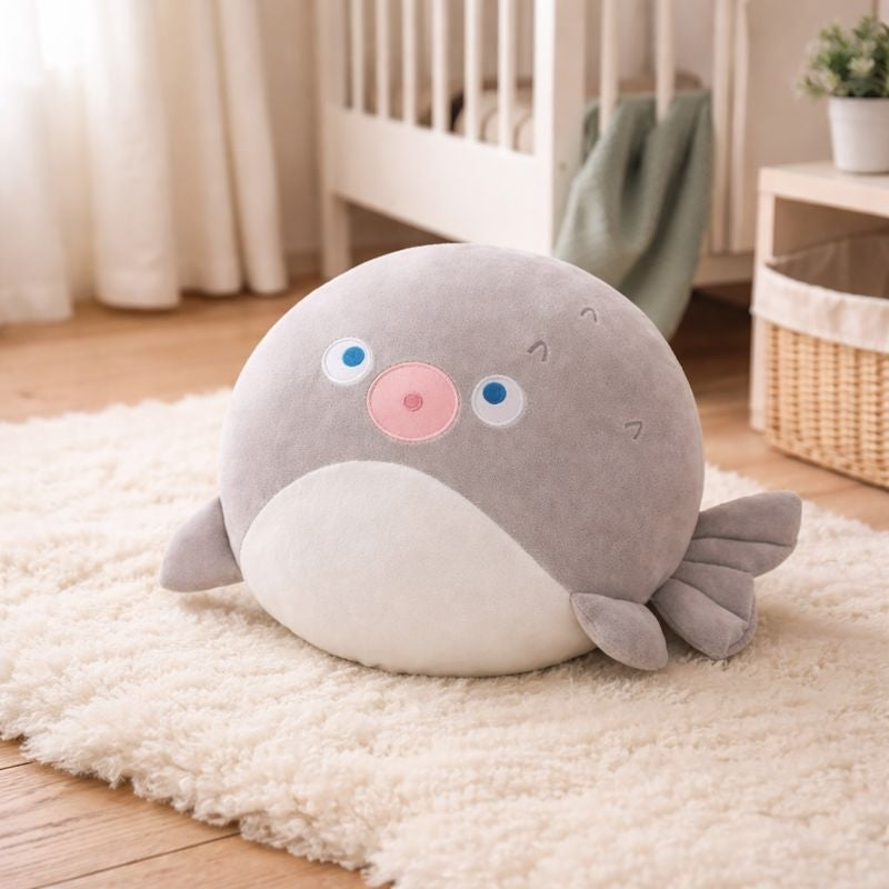 Hila Chubby Pufferfish Plush Toy – Soft Stuffed Animal for Kids