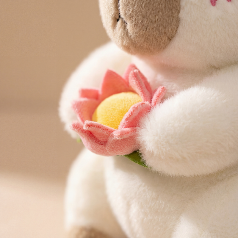 Ilona White Capybara Plush Toy — Kids Toy