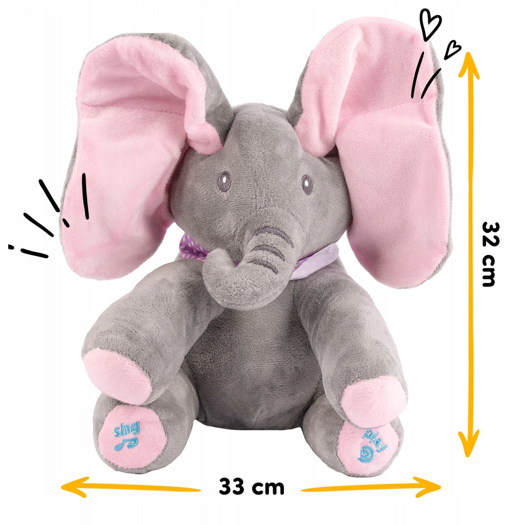HappyBuddy Interactive Peek-a-Boo Plush Toy