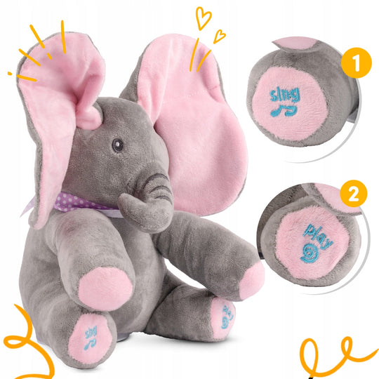 HappyBuddy Interactive Peek-a-Boo Plush Toy