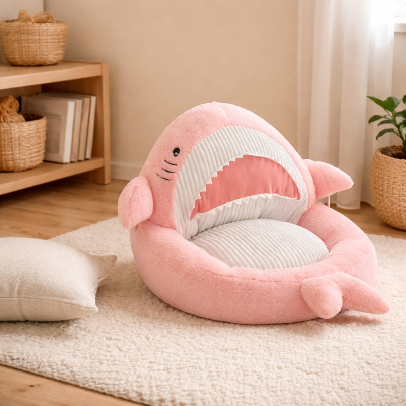 Jara Shark Plush Toy – Soft Stuffed Shark Cushion for Babies & Toddlers