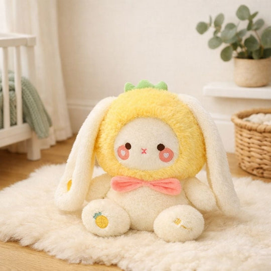 Jesper Pineapple Bunny Plush Toy – Soft Stuffed Bunny for Babies & Toddlers