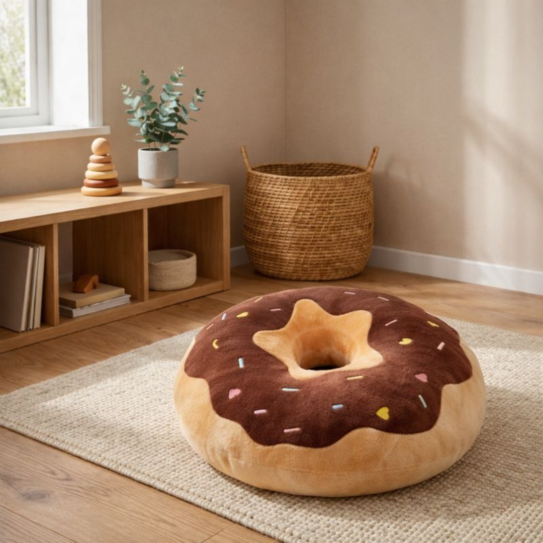 Jivan  Donut Plush Toy — Soft Toy for Kids
