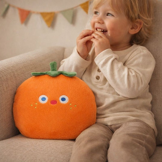 Julian Cute Persimmon Plush Toy – Fruit Plush Toy for Babies & Toddlers