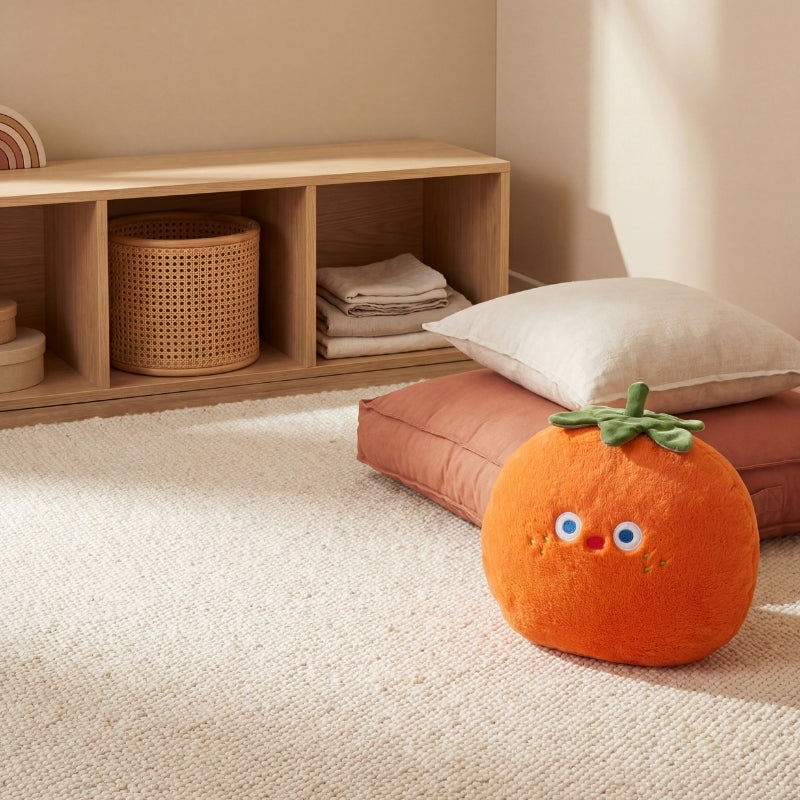 Julian Cute Persimmon Plush Toy – Fruit Plush Toy for Babies & Toddlers